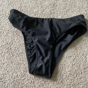black bathing suit bottoms